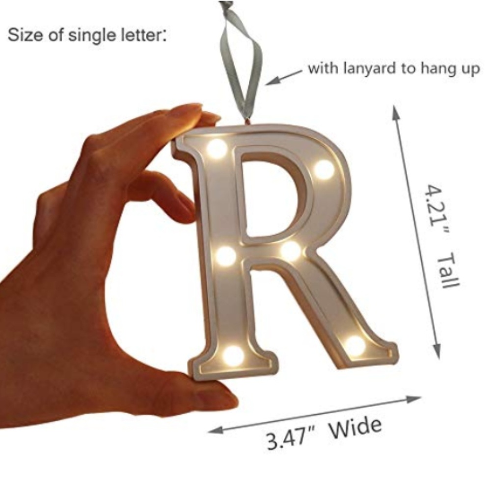 NWT Coffee Letters LED Light Up Rustic Marquee - Picture 3 of 4